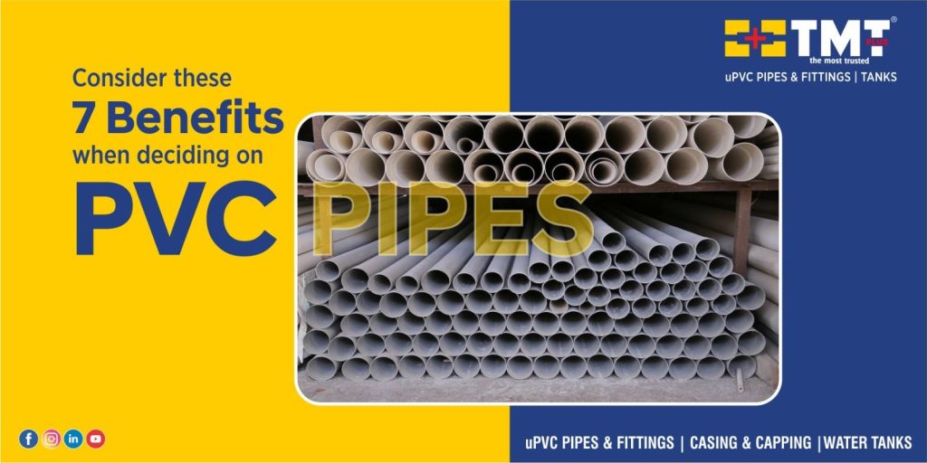 Consider These 7 Benefits When Deciding on PVC Pipes